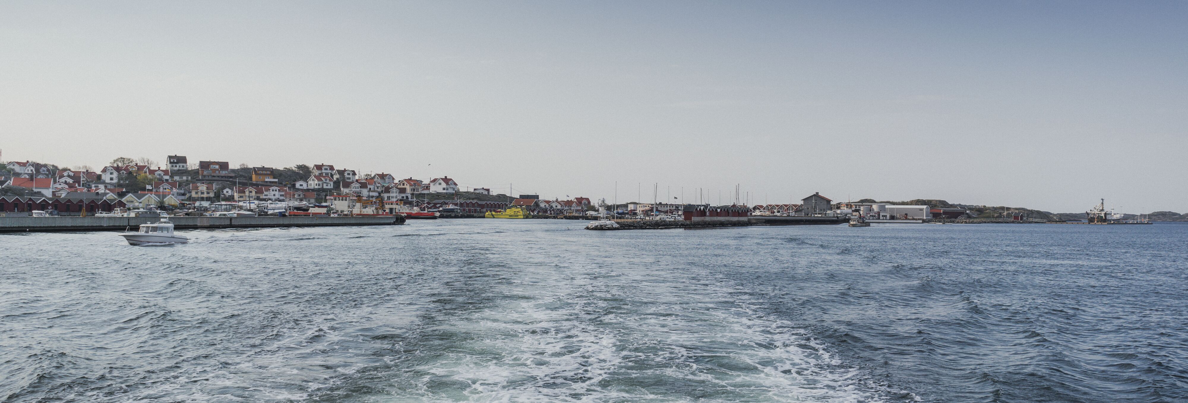 View of leaving Donsö harbour