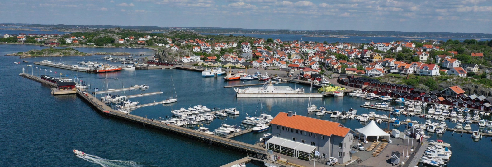 View of Donsö from above